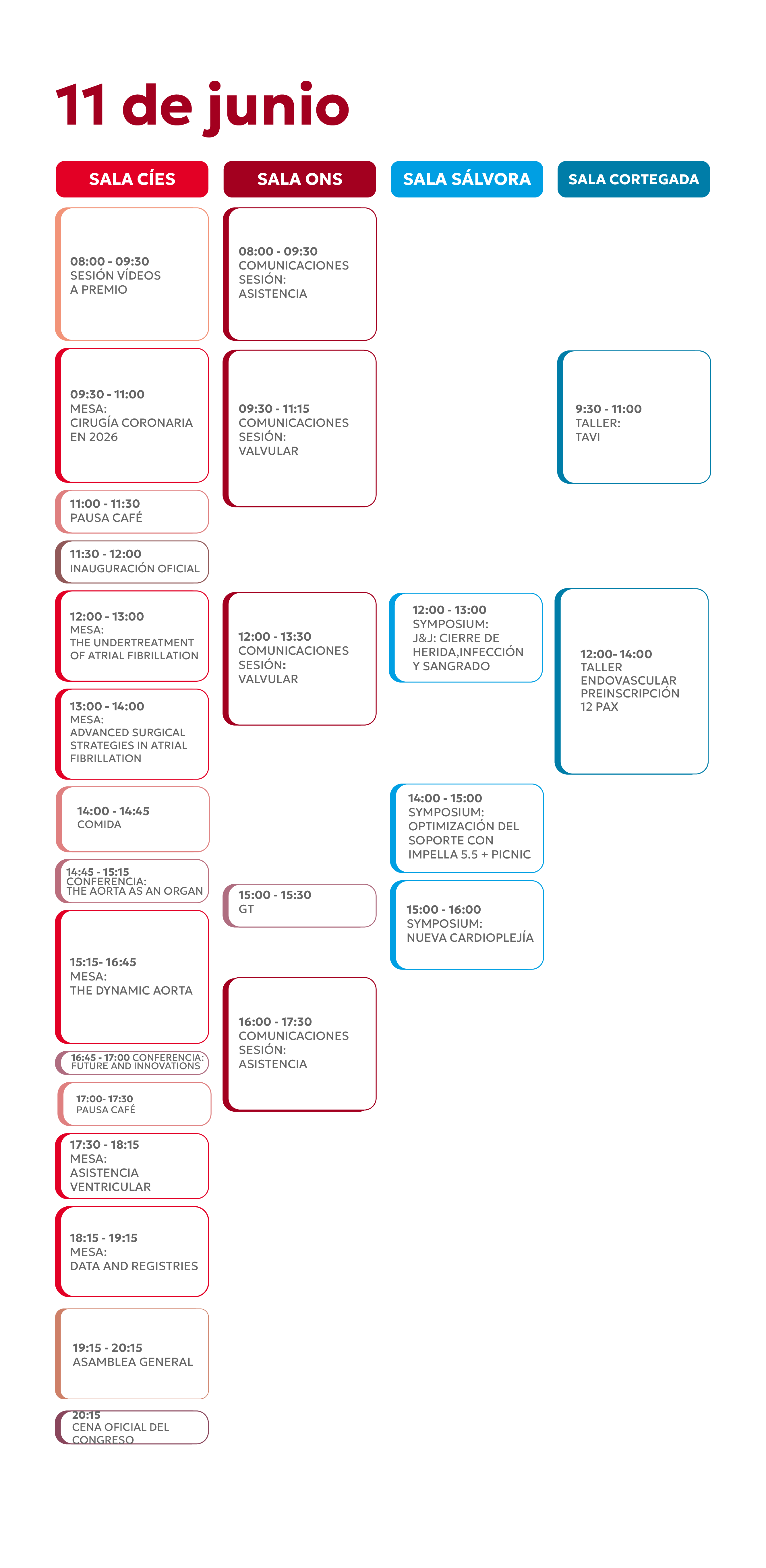Programa día 11